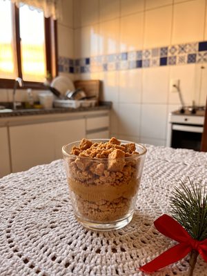 Pavê de paçoca no pote