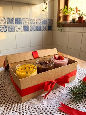 Kit de mousse de 3 sabores